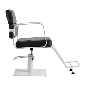 Gabbiano hairdressing chair Porto white black (154141)
