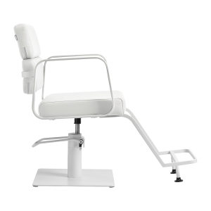 Gabbiano hairdressing chair Porto white white (154143)