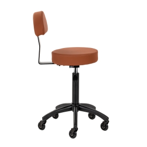 Gabbiano hairdressing stool D026 brown (154213)
