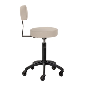 Gabbiano hairdressing stool D026 grey-beige (154214)
