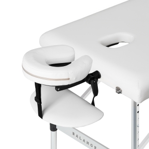 BALANCE aluminium folding massage table 3 segment white (155274)