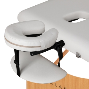 BALANCE wooden folding massage table 3 segment 190x70 white (155281)