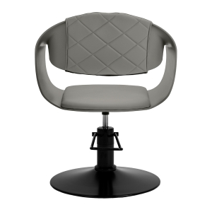 Hair System Halo grey hairdressing chair grey (154316)