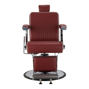 Gabbiano Visionerio barber chair red chrome frame (155244)