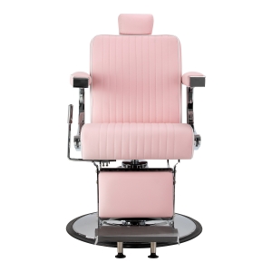 Gabbiano Visionerio barber chair pink chrome frame (155269)