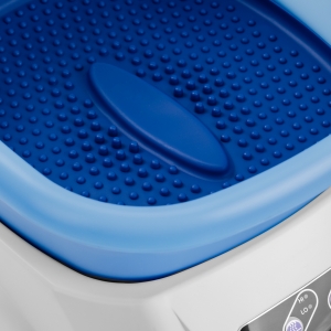 Azzurro shower tray with massager and white trolley (154355)