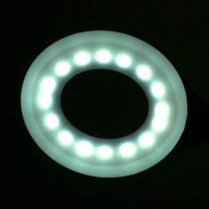 Ring led lamp snake on the desk white (127631)