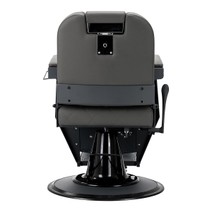 Gabbiano barber chair Bruno graphite with a grey base (155762)