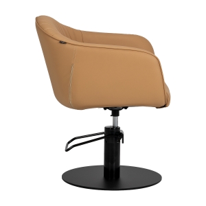 Hairdressing chair Gabbiano Copenhagen caramel (154390)