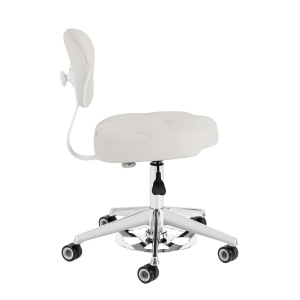 Cosmetic stool Azzurro 156-F bump-up grey (155915)