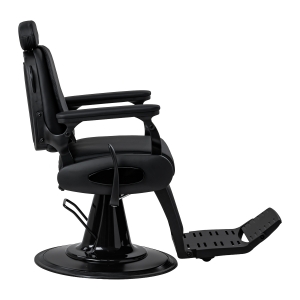 Barber chair with massage function Gabbiano Francesco black with a black base (155874)