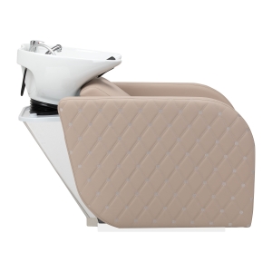 Electric hairdressing wash unit with massage function Gabbiano Ines beige (155872)