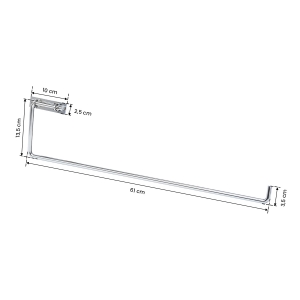 Towel holder for the Sillon chair (155705)
