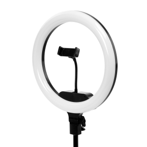 Lamp Ring Light 13"" 36W LED with stand black (131446)