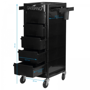 ACTIVESHOP Gabbiano hairdressing assistant ft65-a black