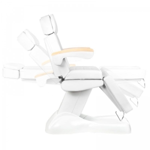 ACTIVESHOP Electric cosmetic chair lux white / beech 3m
