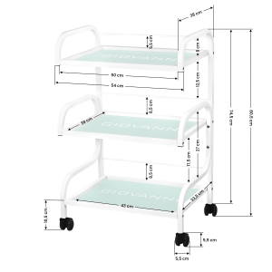ACTIVESHOP Cosmetic table type 1014 giovanni