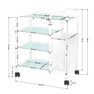 ACTIVESHOP Cosmetic table type 1031 giovanni
