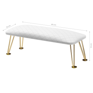 ACTIVESHOP MANICURE STAND 6M GOLDEN WHITE PIK 