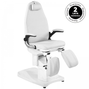 Electro podiatry chair azzurro 709a 3 strong white (109093)