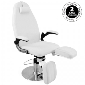 Hydraulic podiatry chair azzurro 713a white (112603)