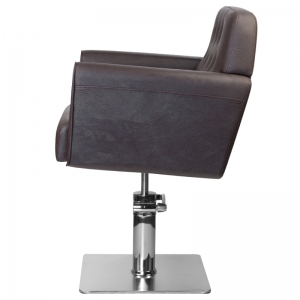 Gabbiano hamburg brown hairdressing chair