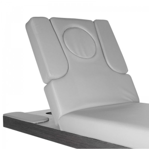 Spa cosmetic bed azzurro wood 815b heated light gray (125600)