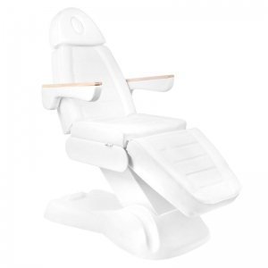 Electric cosmetic chair lux 273b + stool 304 white (125907)