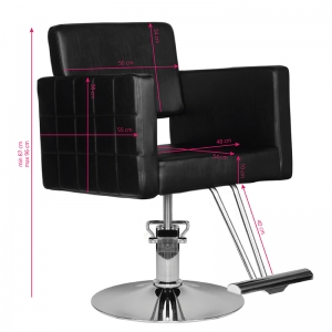 Hair system hairdressing chair hs33 black (126381)