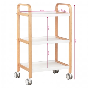 Cosmetic table hs09 wood - white (126766)