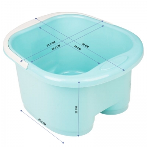 Pedicure bowl with blue lich rollers (126998)
