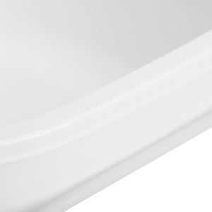 White pedicure tray Simple (104917)