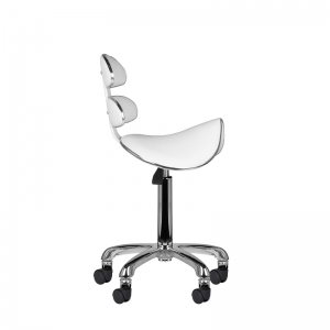 Roll speed am-880 cosmetic stool white (126430)