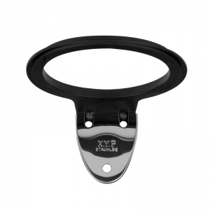 Wall-mounted hair dryer holder q97 black (129185)