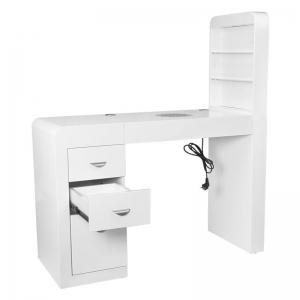 Cosmetic desk 310 white left (132080)