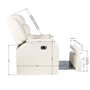Spa chair for pedicure hilton cream (126885)