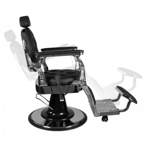 Gabbiano Barber Chair Giulio silver black (132538)