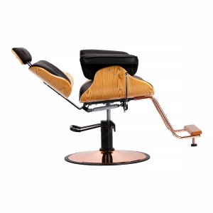 Gabbiano barber chair florence with an adjustable black headrest (133139)
