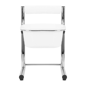 Pedicure tray with adjustable height, chrome (132869)