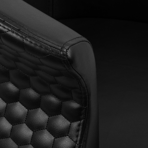 Gabbiano hairdressing chair Wersal gold black (135420)