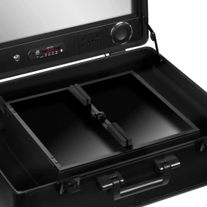 BOX PORTABLE STAND WITH BLACK SPEAKERS (136922)