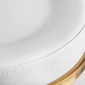 COSMETIC STOOL H5 WHITE GOLD (140260)