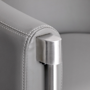 Gabbiano hairdressing chair Burgos grey (146707)