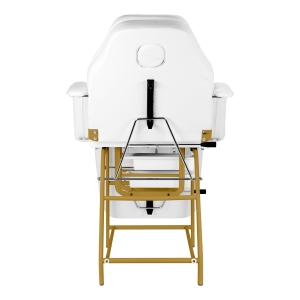Cosmetic chair 557G with cuvettes white (147251)