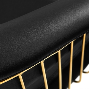 Gabbiano hairdressing wash unit Lille-M gold black (147323)