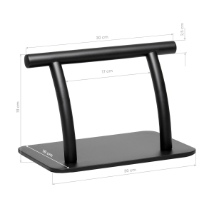 Hairdressing footstool L005S black (148065)
