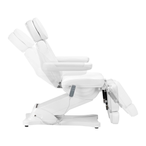 Electric cosmetic chair SILLON CLASSIC 3 motors with pedi cradle white (148292)
