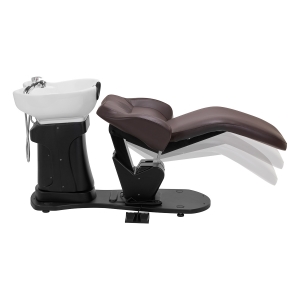 Gabbiano electric hairdressing wash unit TRYCHO brown (148179)