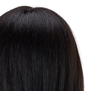 Gabbiano WZ1 hairdressing training head, natural hair, color 1#, length 20" (148400)