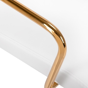 Cosmetic chair QS-OF211G gold white (148167)